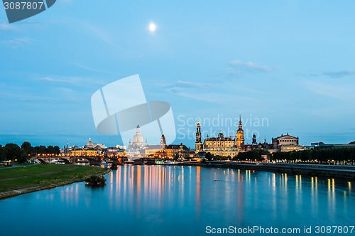 Image of Dresden at night