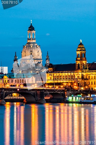 Image of Dresden at night