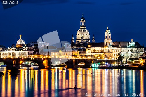 Image of Dresden at night