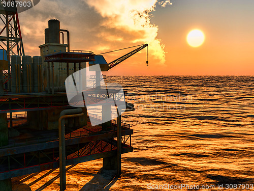 Image of Oil rig  platform