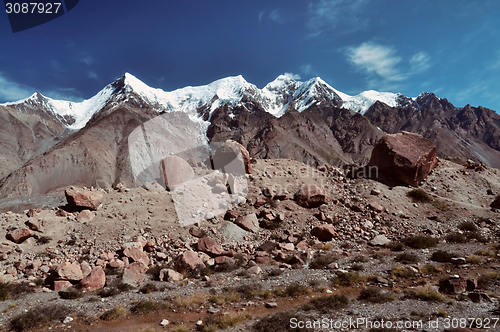 Image of Engilchek glacier