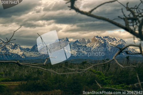 Image of Clouds over Torres del Paine