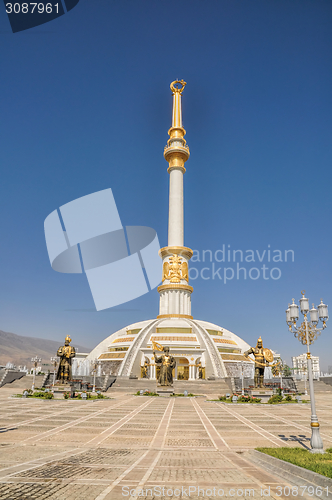 Image of Monument of independence in Ashgabat