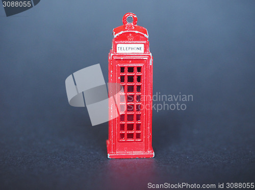 Image of London telephone box