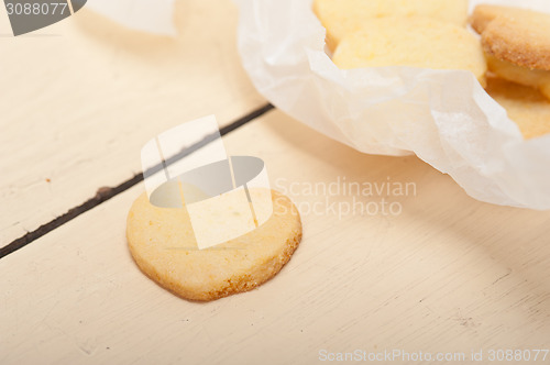 Image of heart shaped shortbread valentine cookies