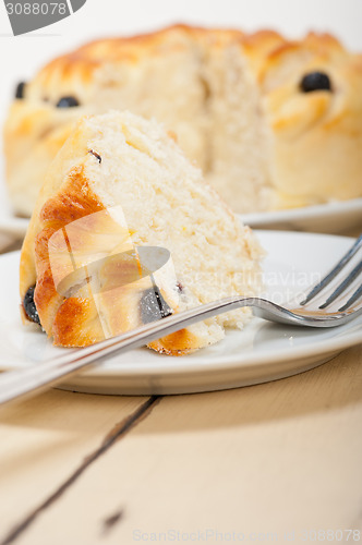 Image of blueberry bread cake dessert 