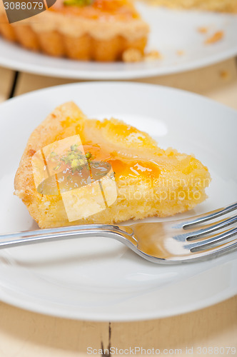 Image of fresh pears pie dessert cake 