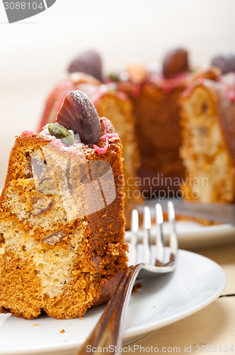 Image of chestnut cake bread dessert