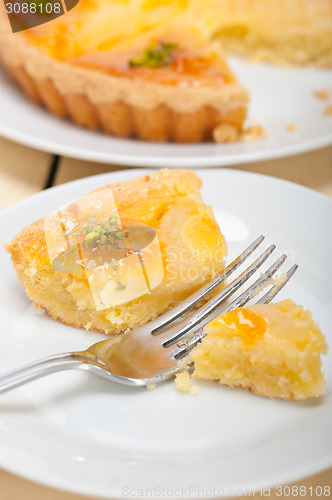 Image of fresh pears pie dessert cake 