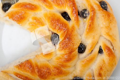 Image of blueberry bread cake dessert 