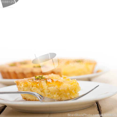 Image of fresh pears pie dessert cake 