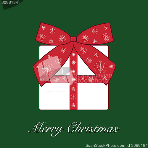 Image of Merry Christmas a vector illustration