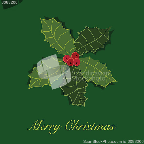 Image of Merry Christmas vector illustration