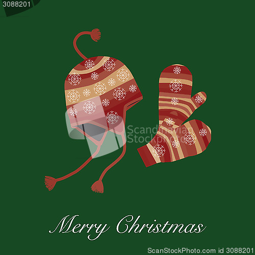 Image of Merry Christmas vector illustration