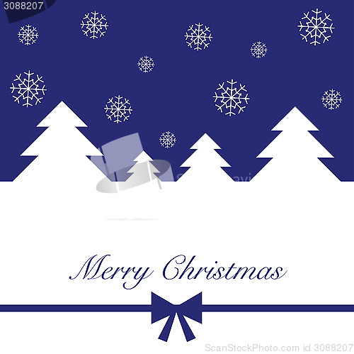 Image of Merry Christmas a vector illustration