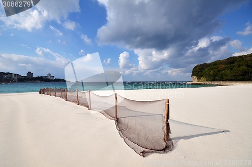 Image of White sandy beach located in Shirahama, Wakayama perfecture 