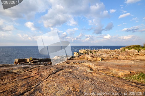 Image of Famous Sandanheki located in Shirahama, Wakayama perfecture, Jap