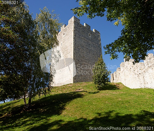 Image of Keep tower of Celje medieval castle in Slovenia