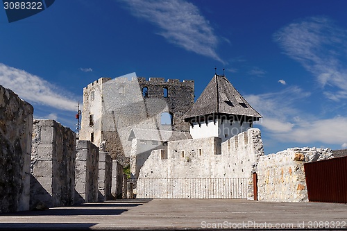 Image of Courtyard of Celje medieval castle in Slovenia