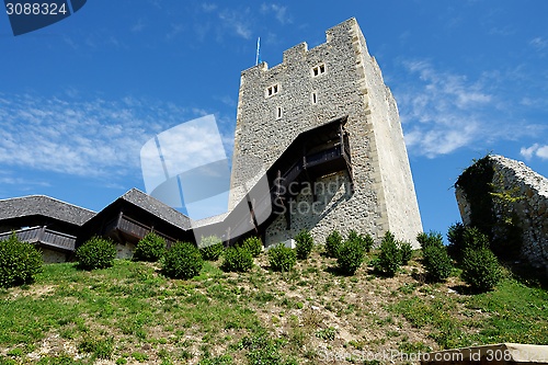 Image of Keep tower of Celje medieval castle in Slovenia