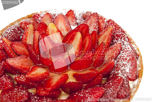 Image of Cake with strawberries