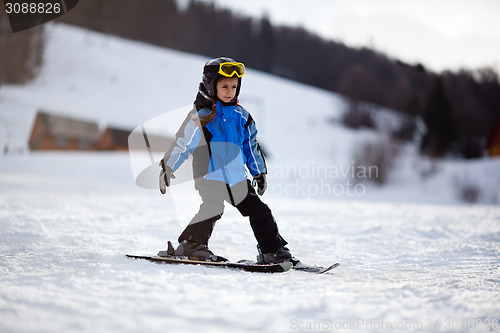 Image of Little ski girl