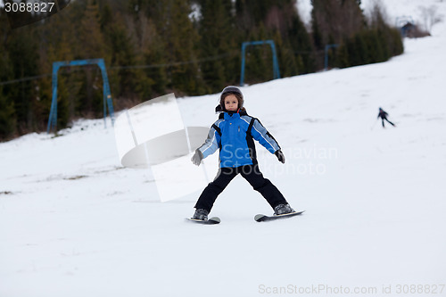 Image of Little ski girl