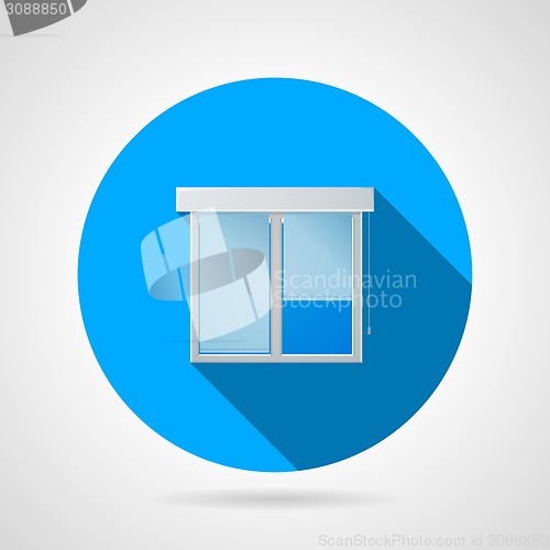 Image of Flat vector icon for window