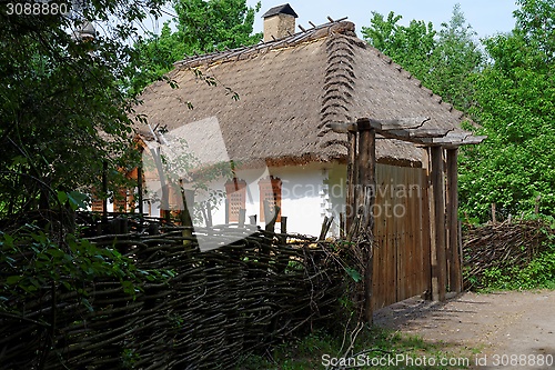 Image of Farmer's house in open air museum, Kiev, Ukraine