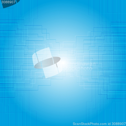 Image of Blue tech texture design