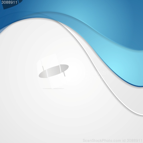 Image of Corporate vector background with waves