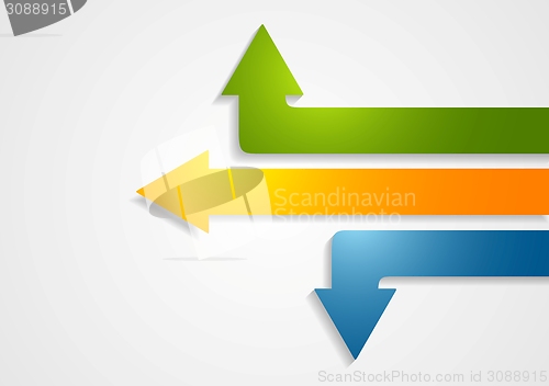 Image of Corporate background with arrows