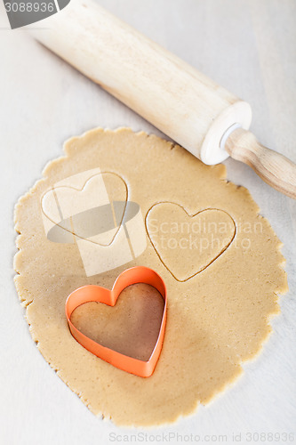 Image of heart-shaped cookies