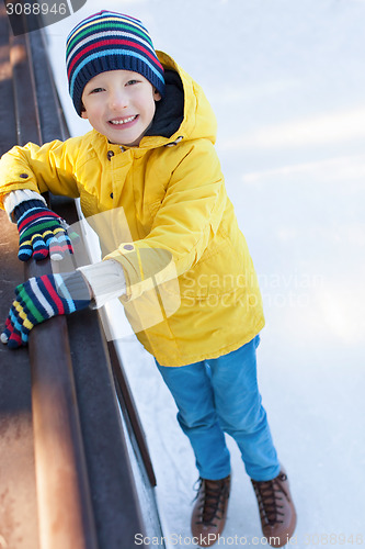 Image of kid ice skating