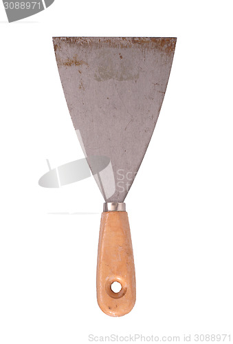 Image of Metal spatula isolated