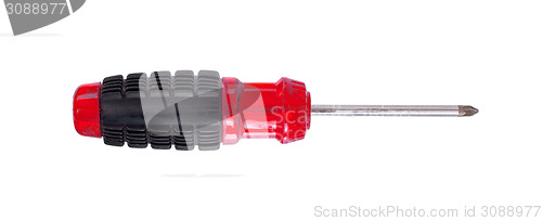 Image of Modern screwdriver isolated on a white background