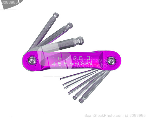 Image of Hex key wrench set 