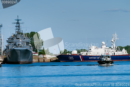 Image of Russian Coast Guard patrol boats in Baltiysk