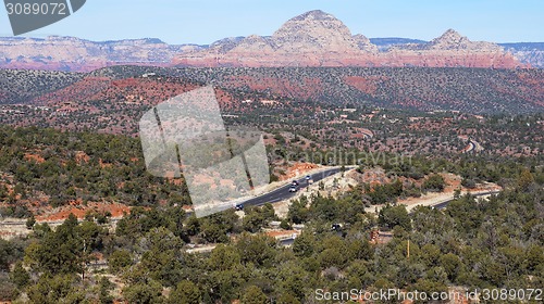 Image of View of Oak Creek Canyon in Arizona