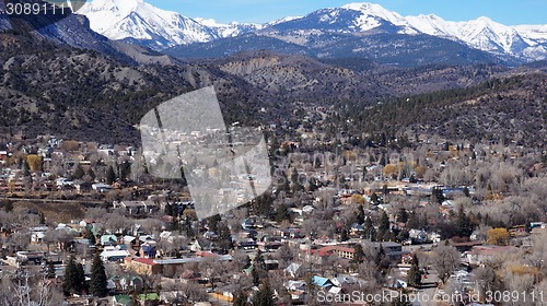 Image of Beautiful scene of Durango, Colorado from the top
