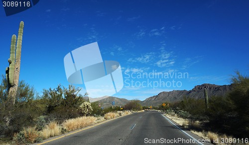 Image of Desert road