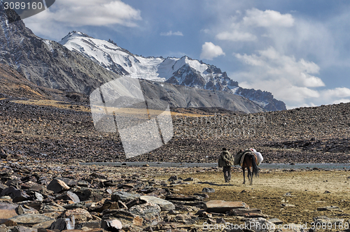 Image of Arid valley in Tajikistan