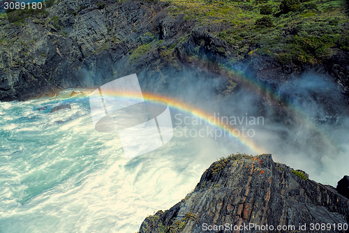 Image of Waterfall in Torres del Paine