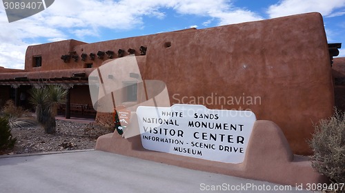 Image of Entrance sign, White Sands National Monument, New Mexico