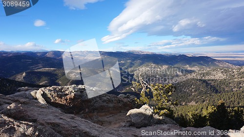 Image of Winter view of Rocky mountain