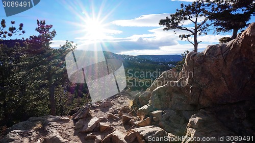 Image of Winter view of Rocky mountain