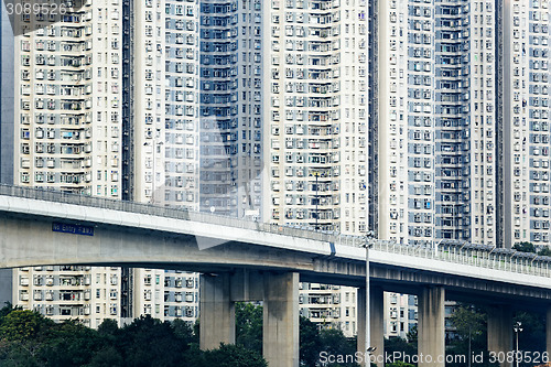 Image of Old apartments in Hong Kong