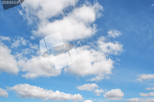Image of Clouds on blue sky