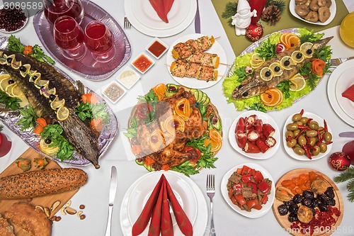 Image of traditional festive food