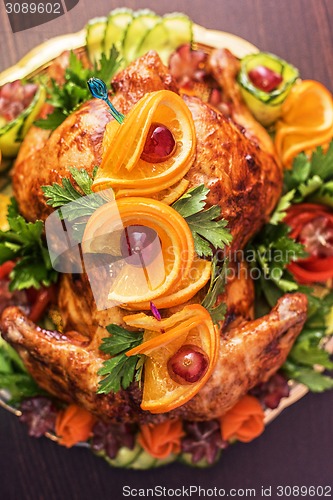 Image of Whole roasted chicken 